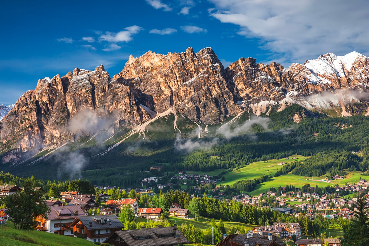 Paesaggio Cortina D'Ampezzo montagne